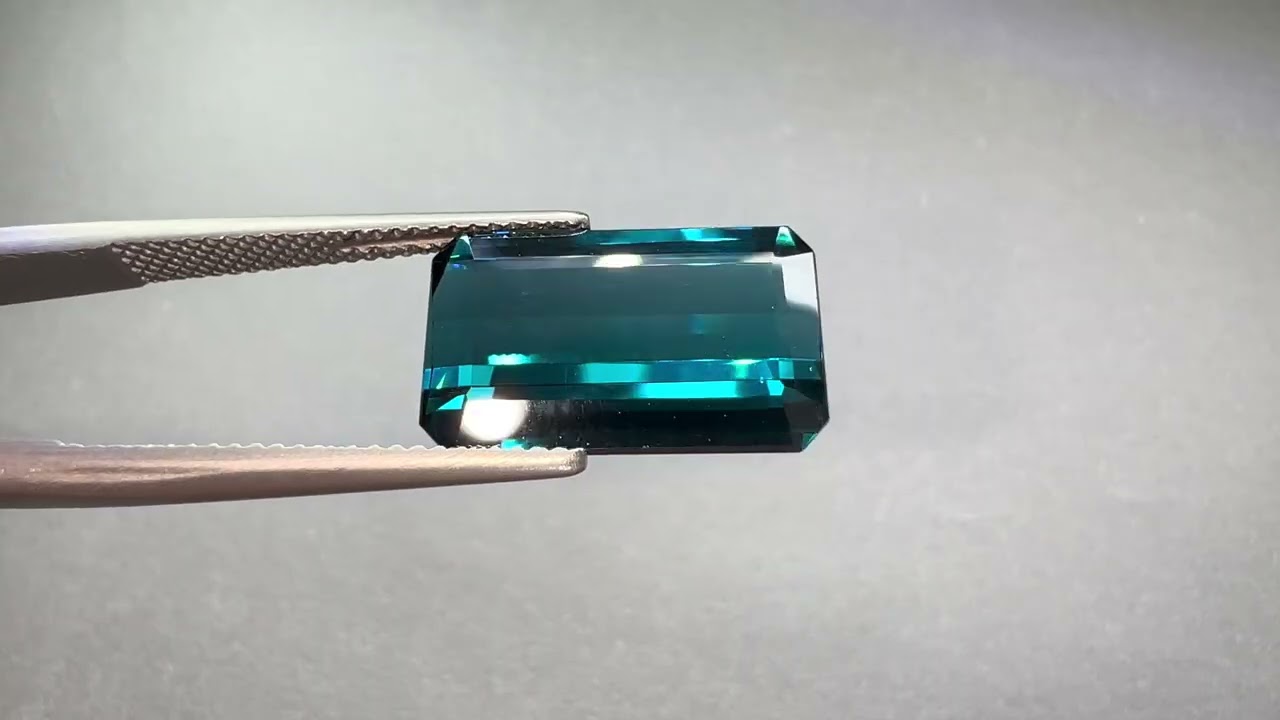 Amazing jewelry様フォロワー様割 Flawless Indigo Blue Indicolite Ring at 9.88 carats by Kat