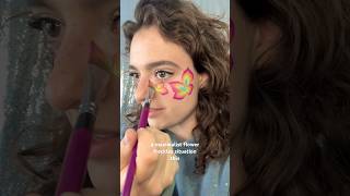 Flower freckle makeup 🌸🌿 #facepaint #facepainting #makeup #artist #editorialmakeup #avantgarde