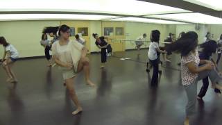 20121017 台師大舞蹈研習社 爵士舞第三堂 新的小品
