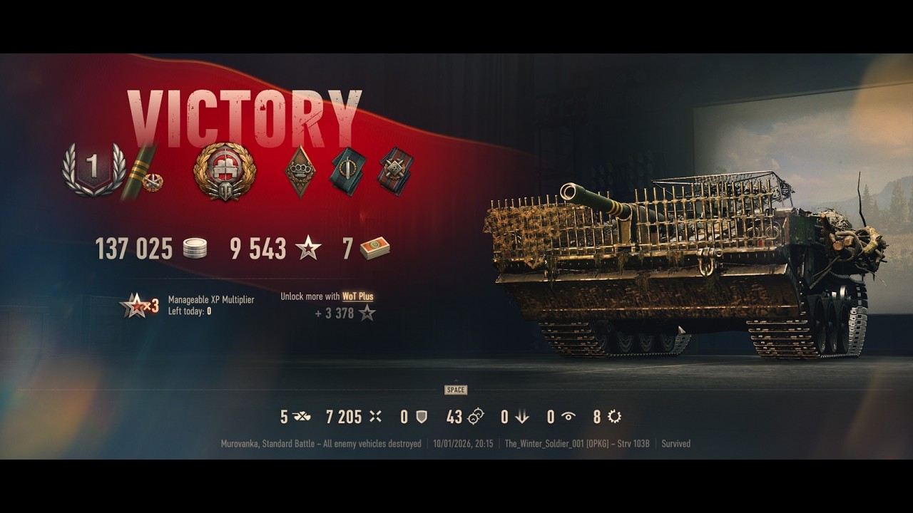 Strv 103b 3rd mark