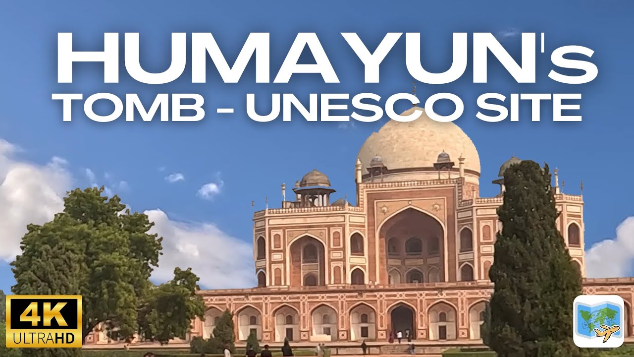 virtual walk UNESCO Humayun's Tomb sites ambient sounds, white noise
