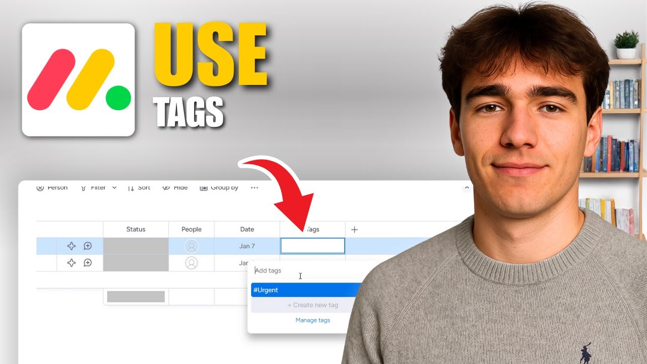 Как использовать теги на Monday.com (Учебное пособие 2026)