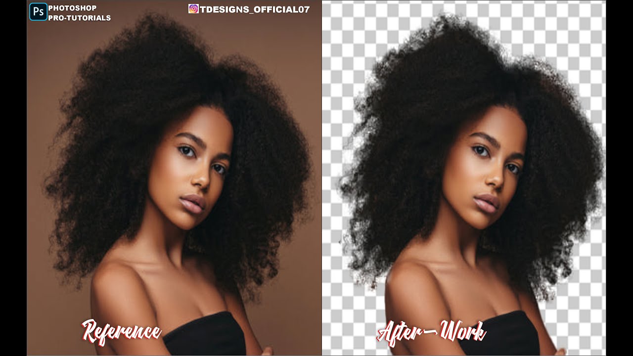 Simple steps on how to cutout hair strands neatly YouTube