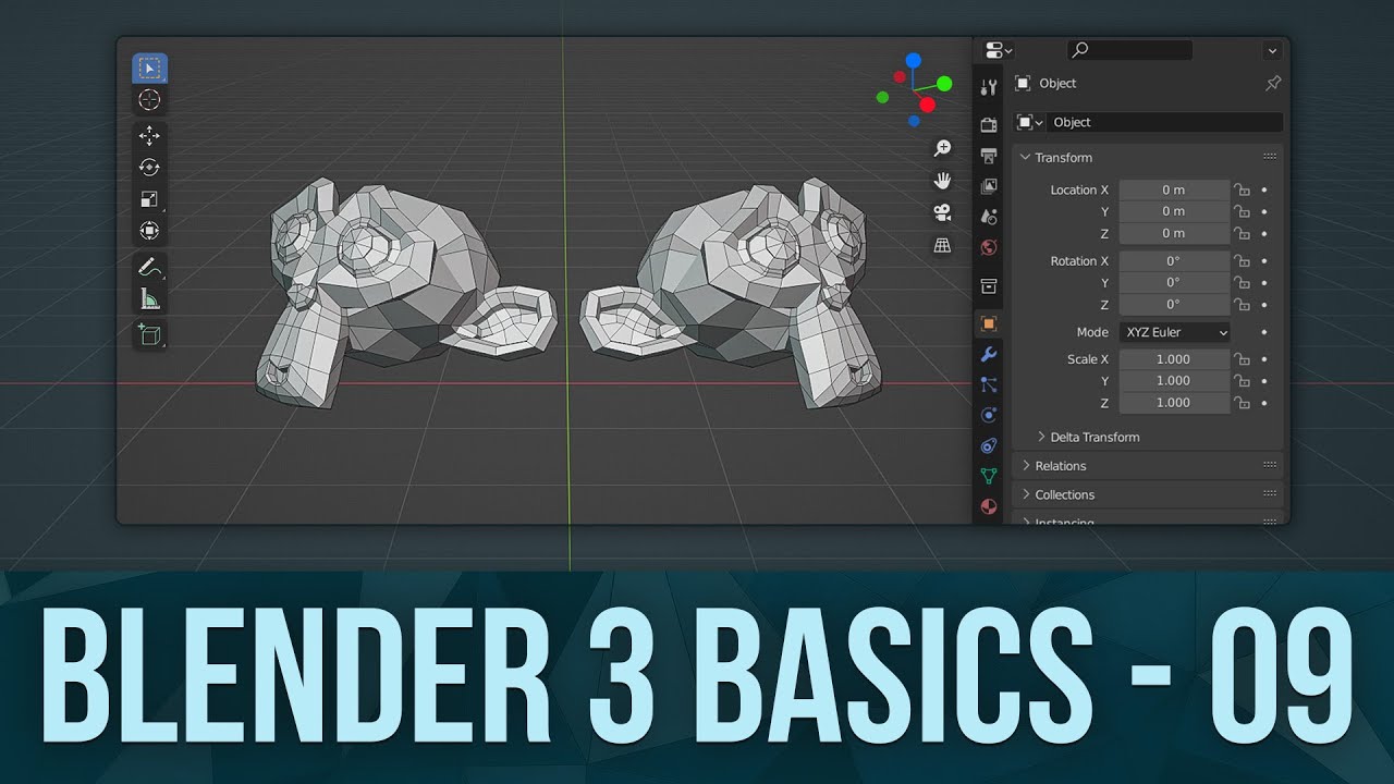 Irreplaceable Omhyggelig læsning genvinde BLENDER BASICS 9: Duplicate and Instance Objects - YouTube