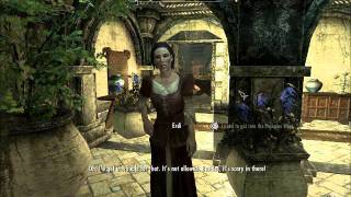Erdi gives me the key to Pelagius Hall. (Skyrim) @DylanMoss24