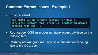 46   Troubleshooting Oracle GoldenGate
