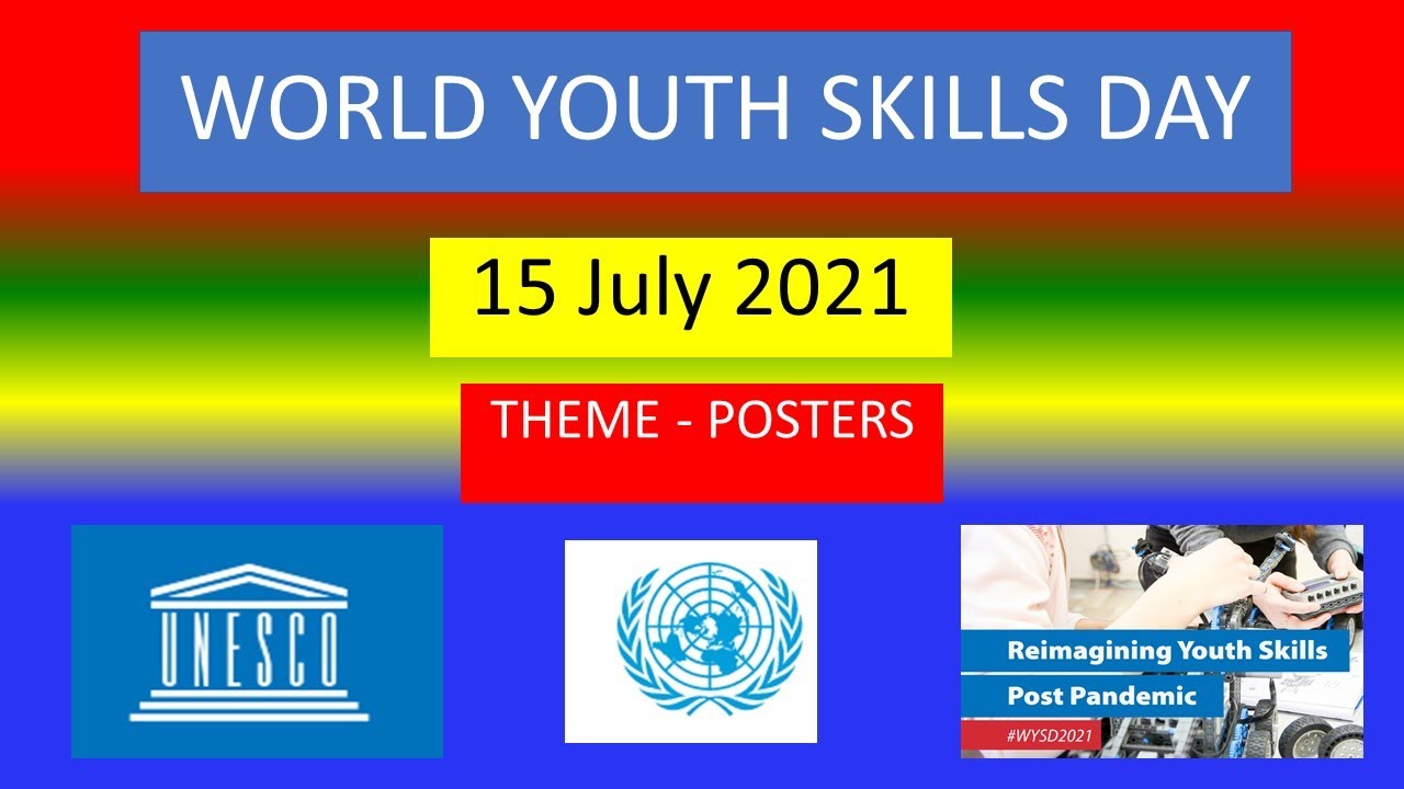 world-youth-skills-day-15-july-2021-theme-posters-youtube