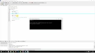 C++ Programmering 1 2016 Video 8 Övning 2.4 (Svenska) - Inmatning av tecken (char)