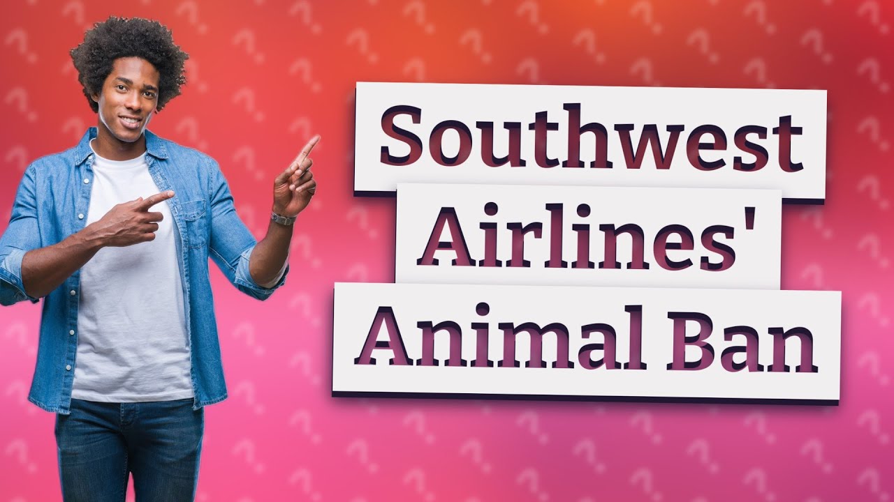 How Does Southwest Airlines' Ban on Exotic Emotional Support Animals