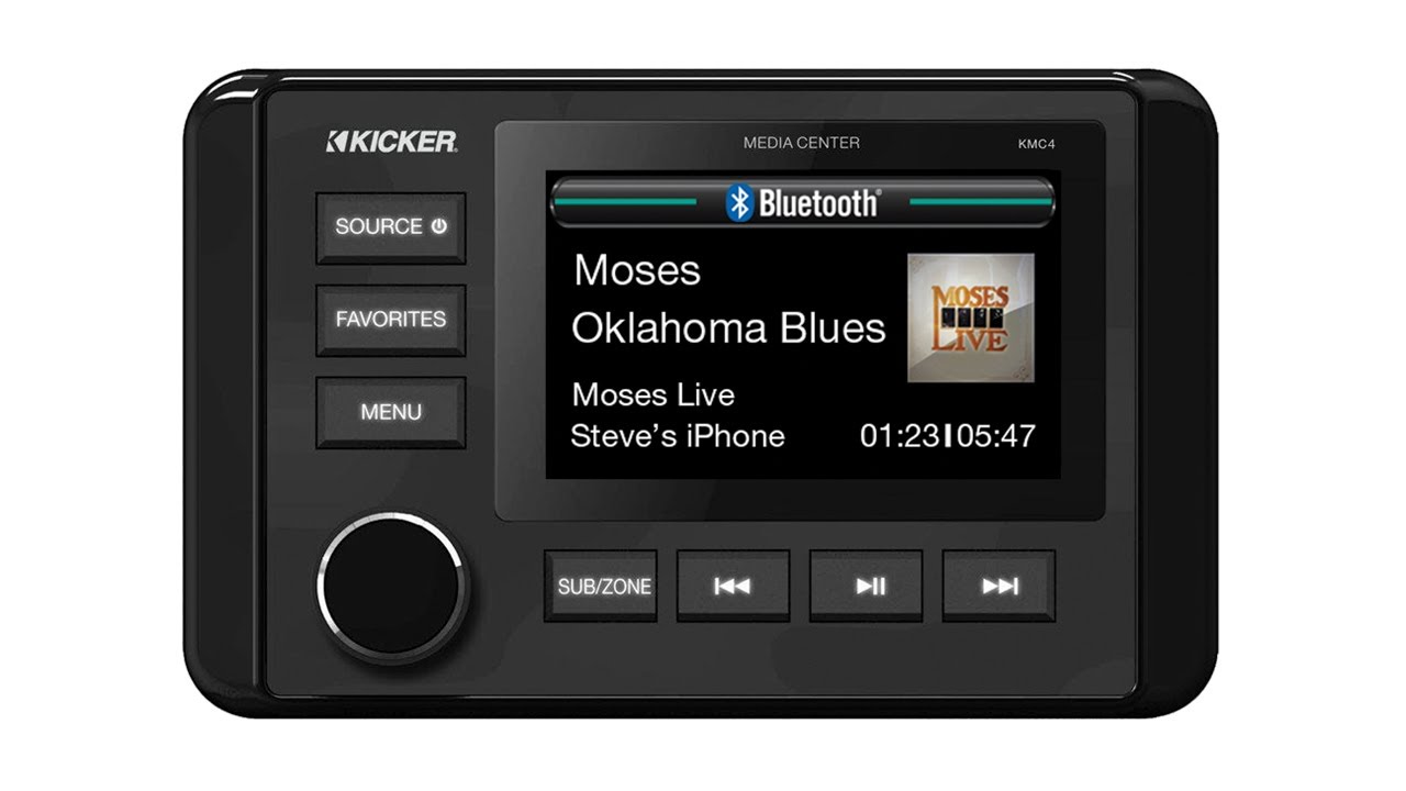 KICKER KMC4 Marine Radio Deep Dive YouTube