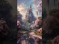 虹に包まれる幻想の城【癒しのヒーリング映像】 #癒し #リラックス #虹の癒し #幻想的な景色