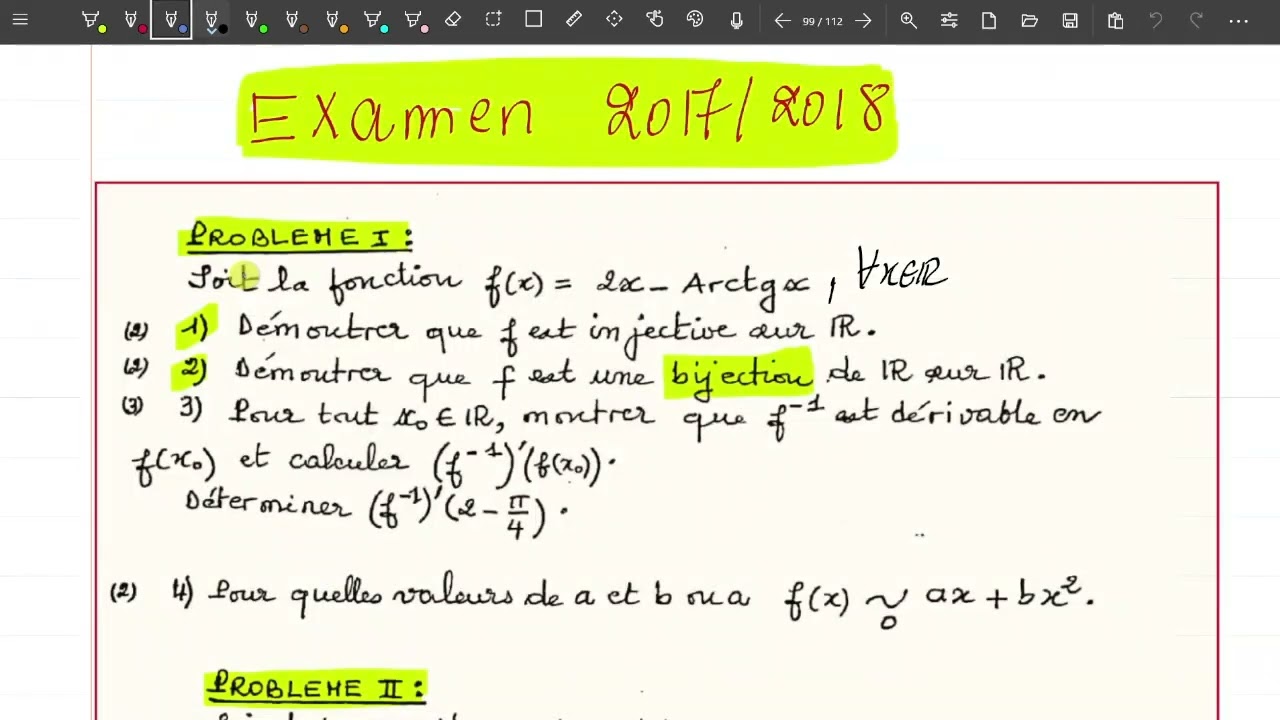 examen 1 partie 1 analyse S1( Contrôle تطوان ) SMPC SMIA ENSA MIPC IA 2017 /2018