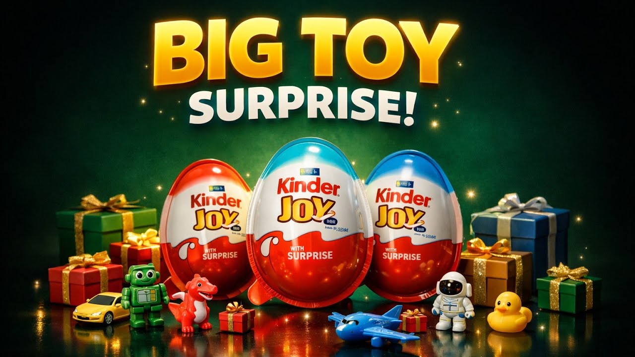 “Kinder Joy Toy Surprise Unboxing & Chocolate ASMR”