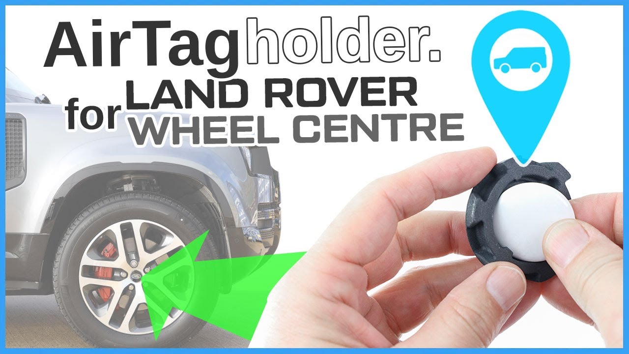 Apple Airtag Vault for Land Rover / Range Rover Wheel Centre Cap