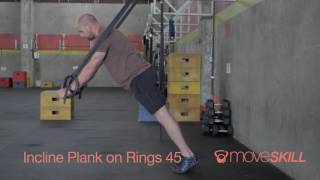 Demo: Incline Plank on Rings
