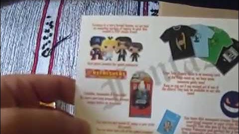 Infinity Crates Unboxing For September 2015 From Geek Subscription Box