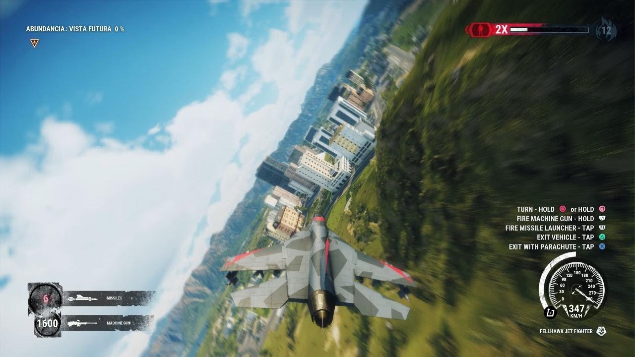 Flying a jet crazily    Just Cause 4 clip
