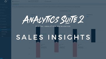 Analytics Suite 2 - Sales Insights