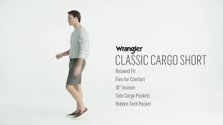 Wrangler Authentics Men's Classic Cargo Stretch Short