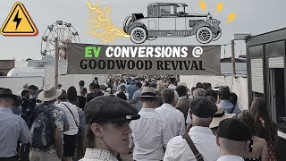 EV Conversions at Goodwood revival. Electric 240Z, Fiat 500, Ferrari, Beetle, Porsche 356 & More! by ChargeheadsUK 1,196 views 8 months ago 13 minutes, 8 seconds