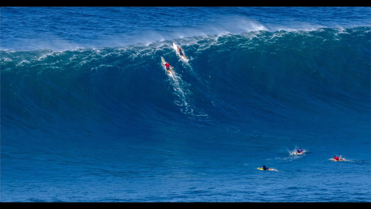 JAWS WEST SWELL BIG AND GLASSY!!! 