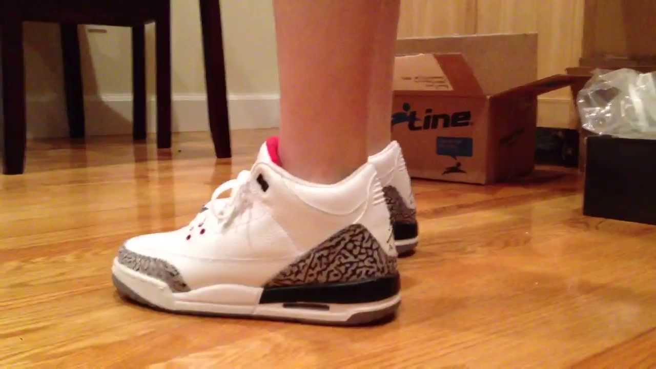 jordan 3 white cement gs