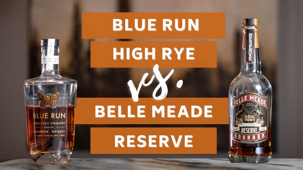 Blue Run High Rye Bourbon vs Belle Meade Reserve BLIND REVIEW | Is EITHER Worth The Price or Hunt?