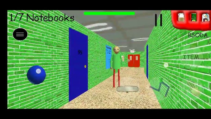 Baldi's Basics in Education mod menu by Groovy Gamer