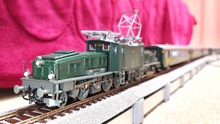 HO】ROCO SBB Ce 6/8 II 14266 'Krokodil' - YouTube