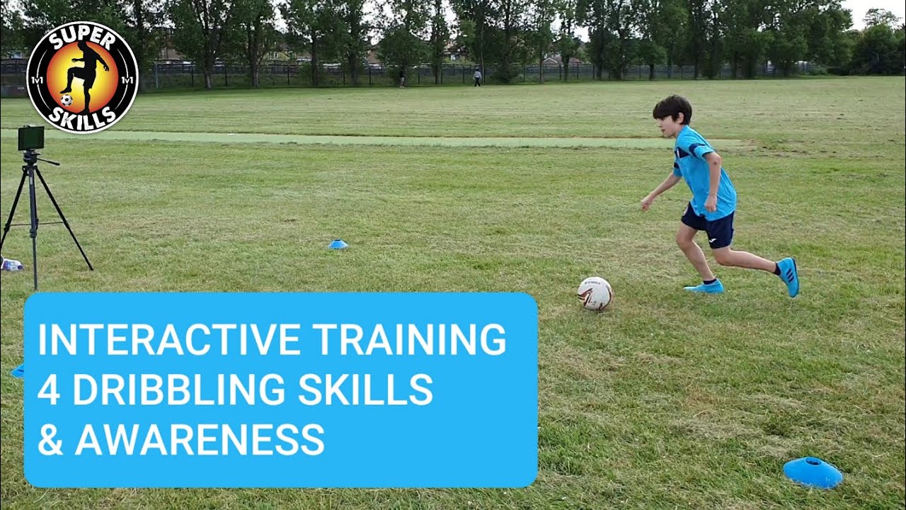 INTERACTIVE FOOTBALL TRAINING 02 DRIBBLING, SKILLS & AWARENESS