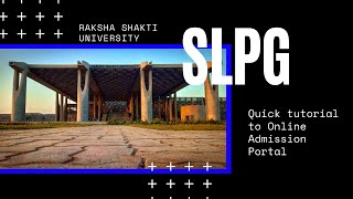Tutorial to access online admission portal of Raksha Shakti University screenshot 5