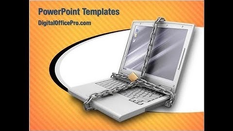Information Security PowerPoint Template Backgrounds - DigitalOfficePro #02673