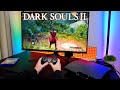 DARK SOULS 2 - PS3 SLIM POV Gameplay 32" Gaming Monitor
