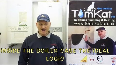 IDEAL LOGIC COMBI inside the boiler casing do a full review and strip down of the ideal logic range