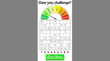 Classic Sudoku | Brain Game | IQ Test | Logic Game | Daily Challenge | Sudoku Puzzle