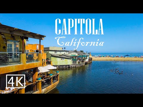 [4K] Capitola - California - Walking Tour