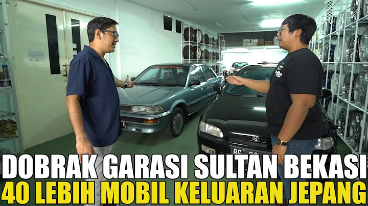 DOBRAK GARASI SULTAN BEKASI.. KOLEKSI MOBIL JEPANG TERBANYAK DAN LANGKA DI BEKASI.. ANDRE MAU SEMUA