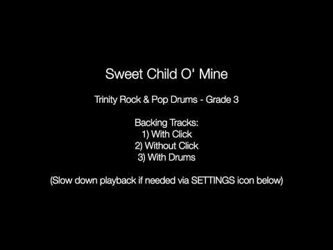 Sweet Child O' Mine By Guns N' Roses - Backing Track Drums