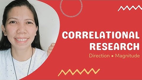 CORRELATIONAL RESEARCH