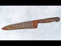 Restoration Rusty USSR Kitchen Knife