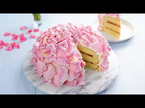 What's More Romantic Than a Rose Petal Cake?!