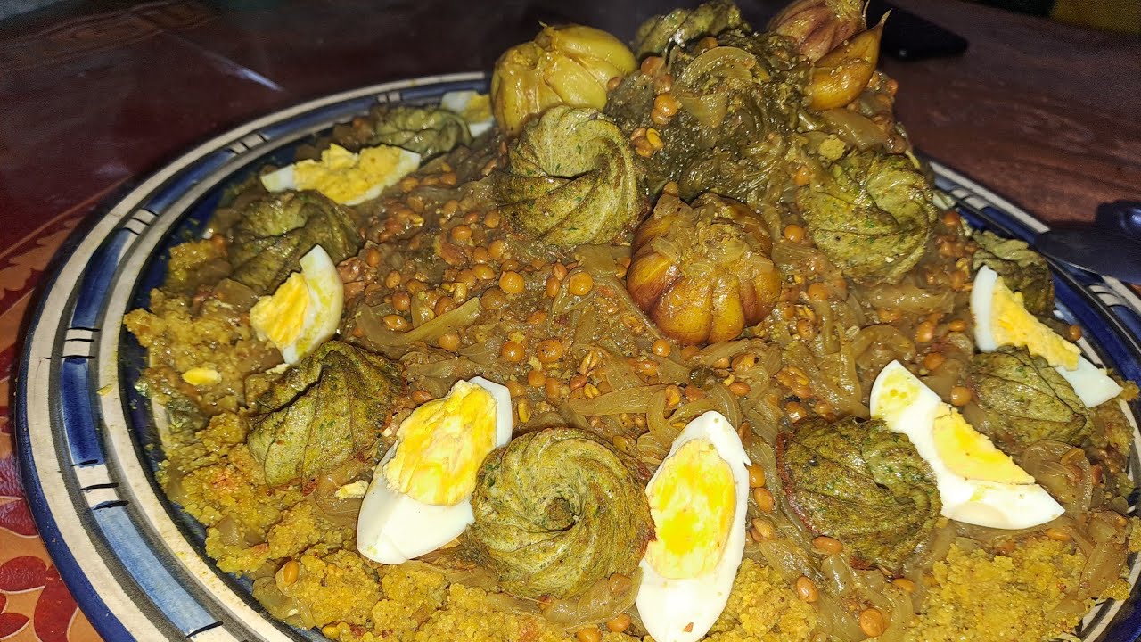 تحضير  رفيسة الحرشة والدجاج بطريقة التقليدية المغربية  سهل ونجيح💯😋😋🇲🇦🇲🇦