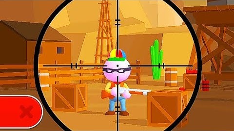 Western Sniper - Gameplay Walkthrough Part 2 Levels  (Android || iOS)