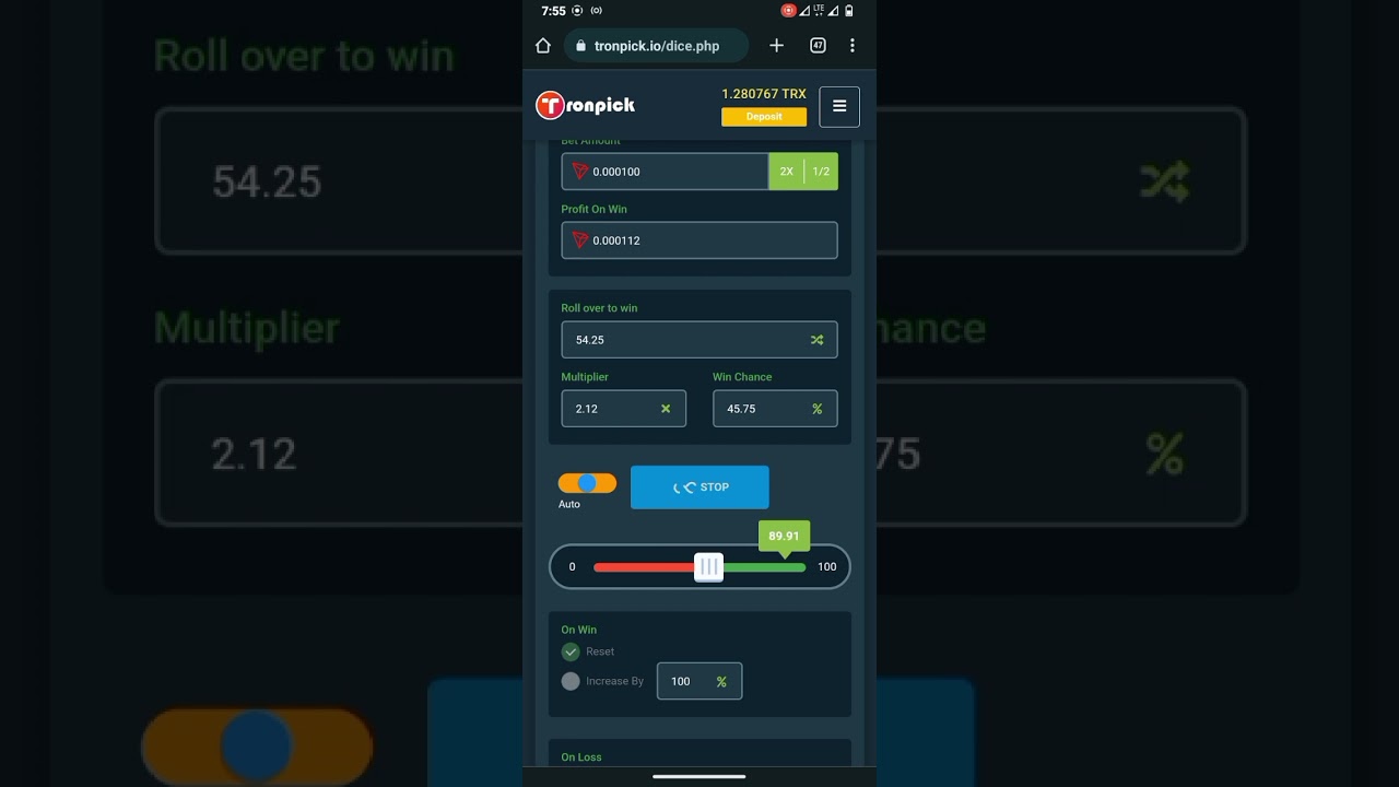 TRONPICK.IO FAST WAGER STRATEGY.