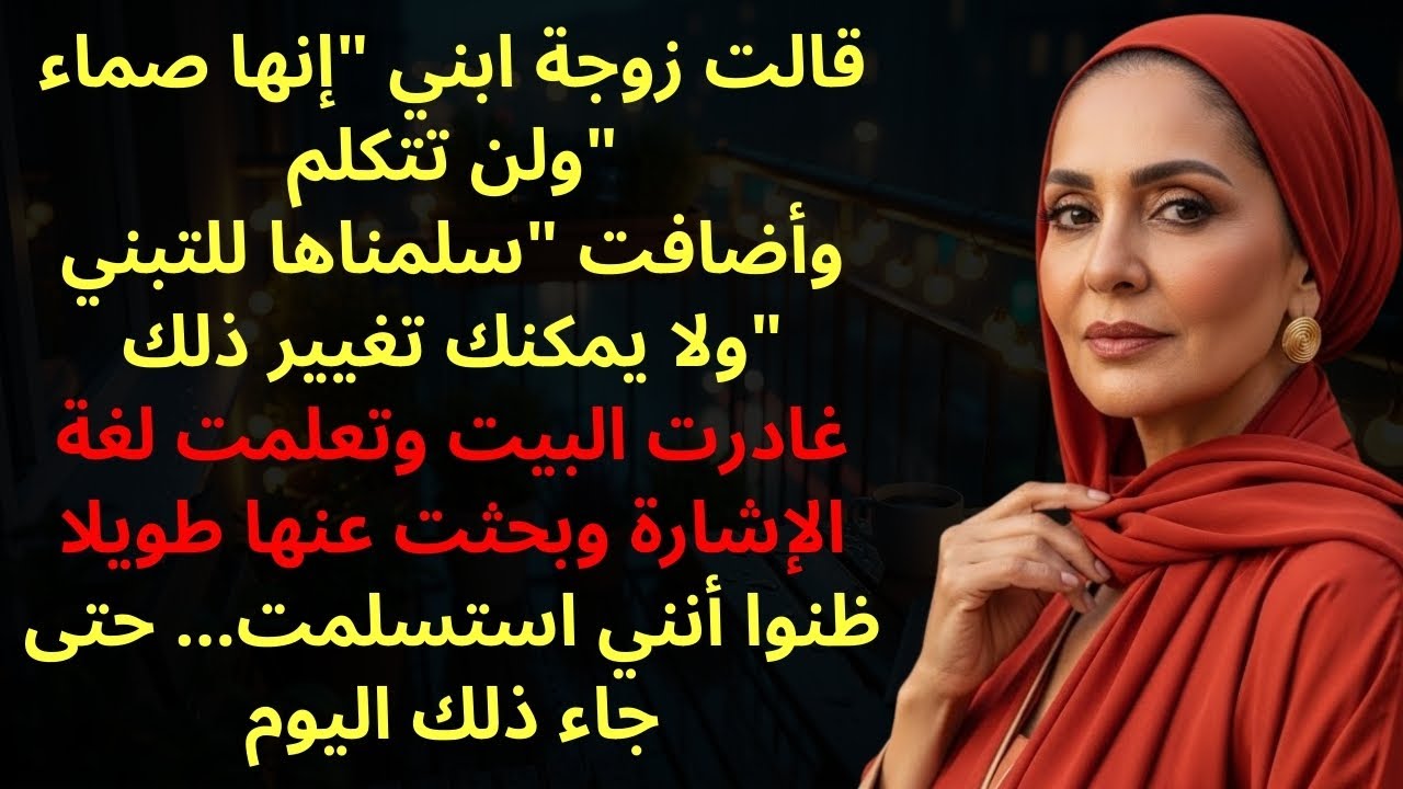 تخلت زوجة ابني عن طفلها لأنه أصم، وقضيت سنوات أتعلم لغة الإشارة…