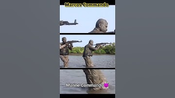 Marcos Marine Commando 😈  || #army #navy #marcos #commando #shorts #short #viral