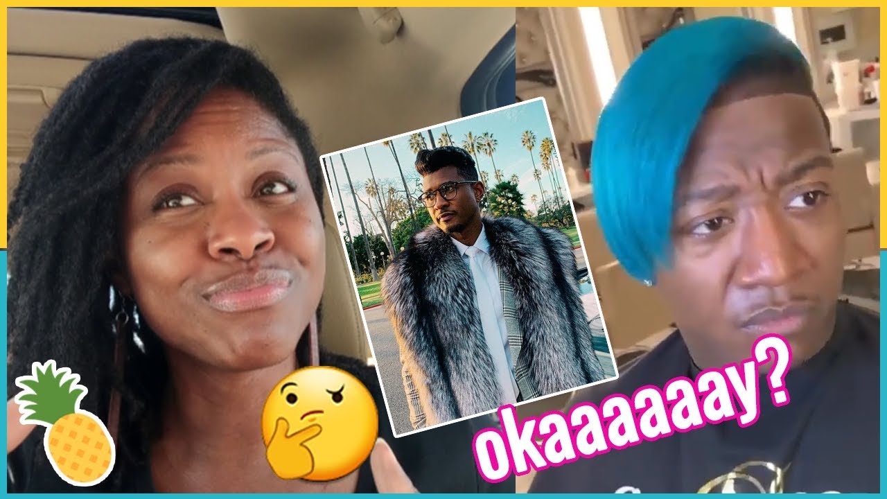Usher & Yung Joc's Hair Though? 🤔🦚🌊