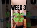 trasformazione fisica con la corsa | Week 3 #motivation #bodytransformation #challenge #viral #sport