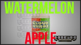 Cloud Nurdz Watermelon Apple Eliquid Review