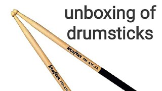 Unboxing of drum sticks / Steptech screenshot 1